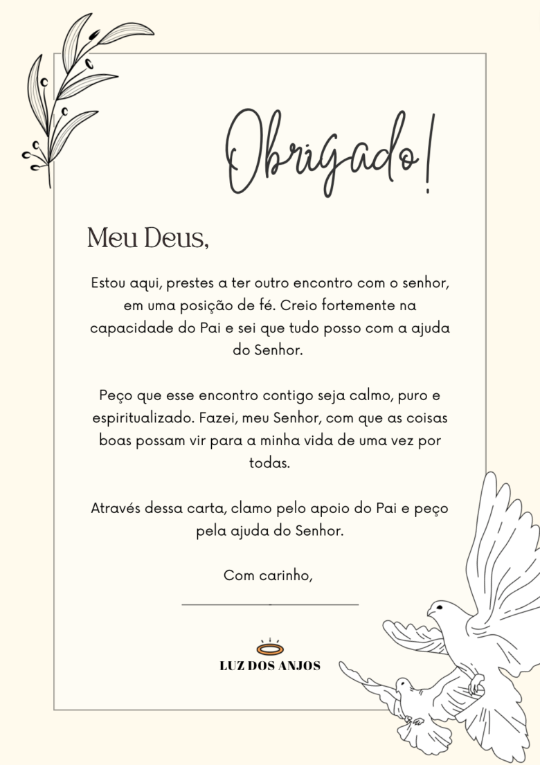 9 Cartas Para Encontro com Deus: Imagens Para Imprimir