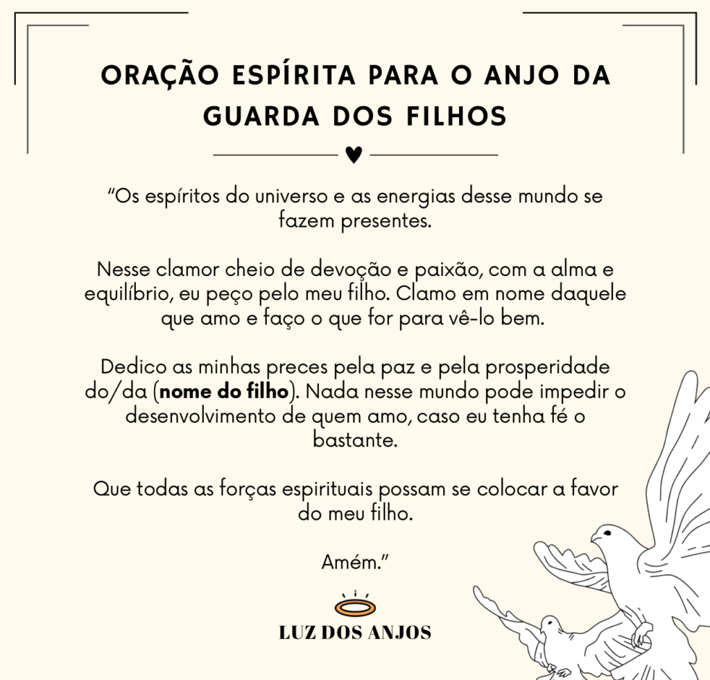 7 Orações ao Anjo da Guarda dos Filhos: Muito Fortes