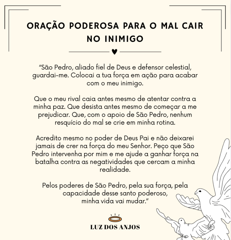 5 Orações Para o Inimigo Cair na Própria Armadilha