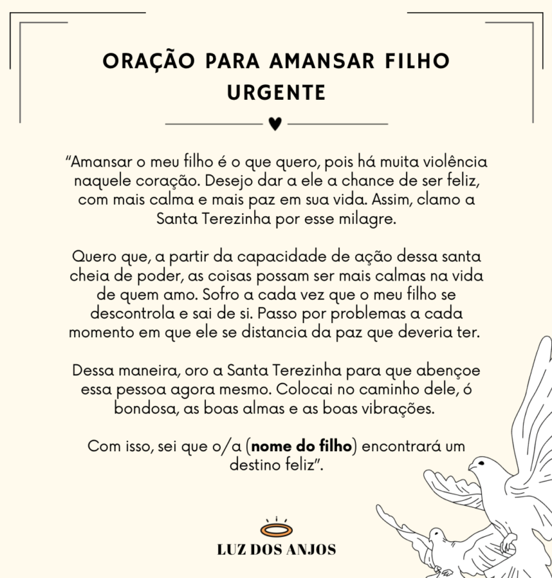 5 Orações Para Acalmar Filho Nervoso Urgente