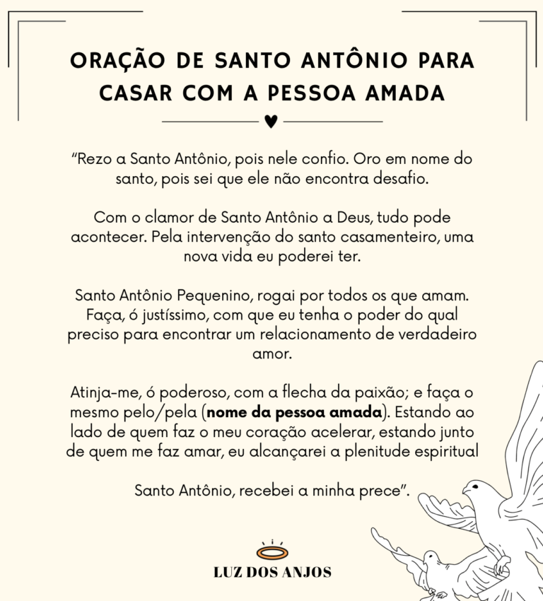 5 Orações de Santo Antônio Para Pessoa Te Amar Loucamente