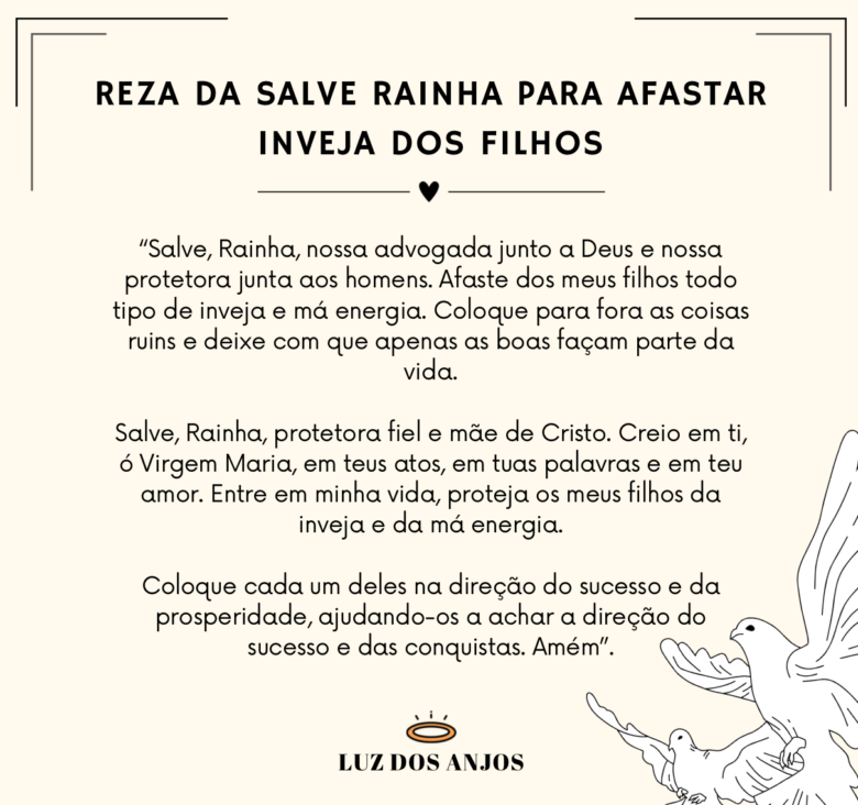 4 Orações da Salve Rainha Para os Filhos